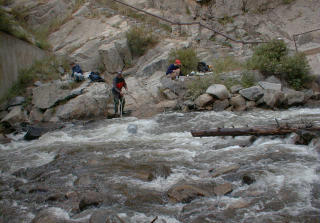 North Boulder Creek at Boulder Falls