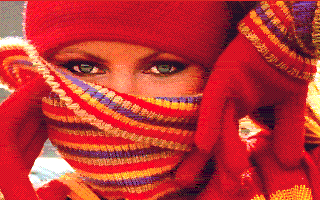 Girl in a Scarf