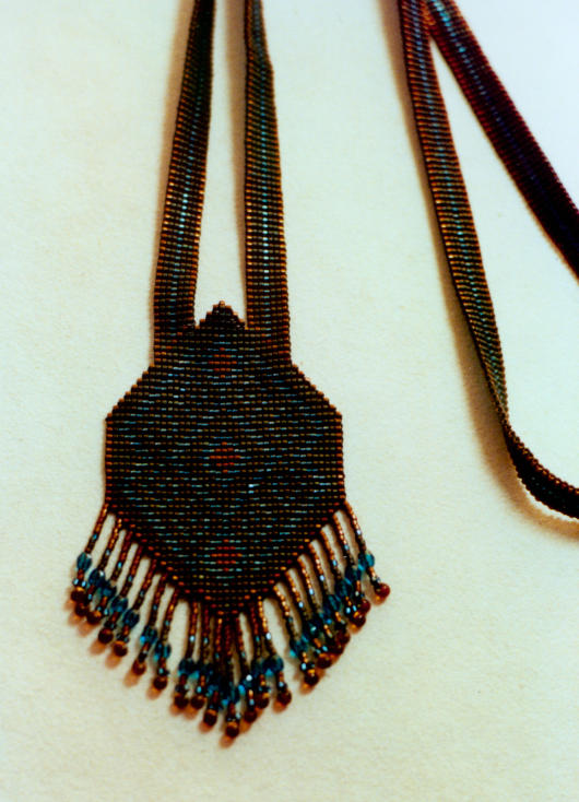 Necklace, loomwork.  2002.