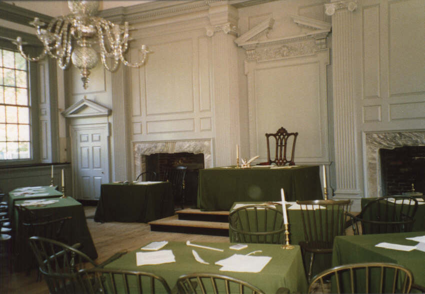 Interior of Independence
Hall