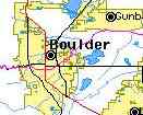 Boulder Area Map